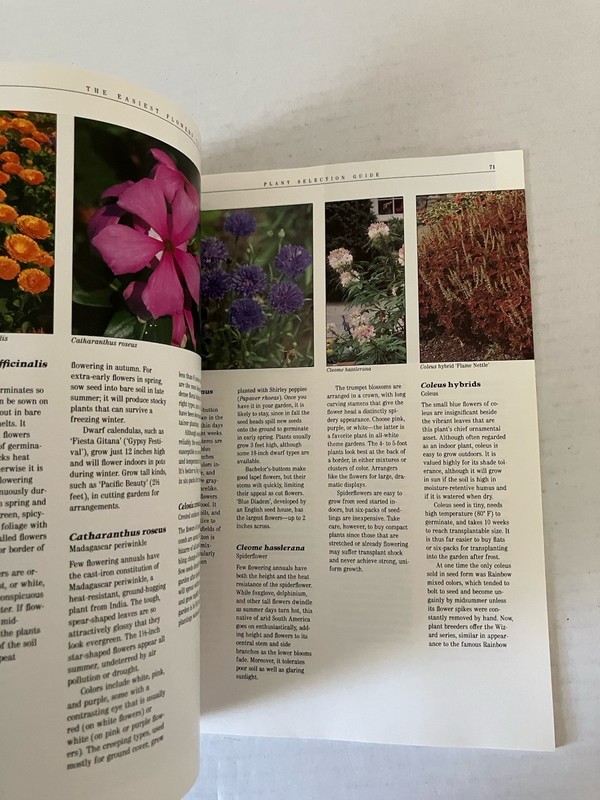 The Easiest Flowers to Grow 1990 Ortho Books Illustrated Paperback gallery