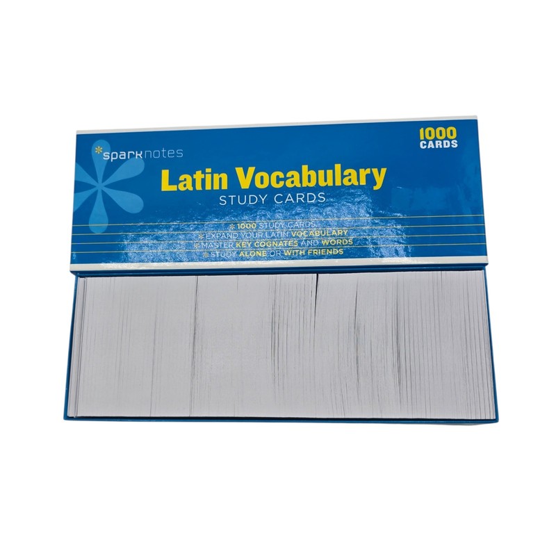 Spark Notes Latin Vocabulary Study Cards 1000 Cards New Complete