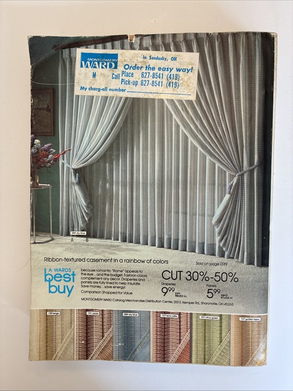 Fall/Winter 1981 VINTAGE Sharonville, Ohio, Montgomery Ward Catalog gallery