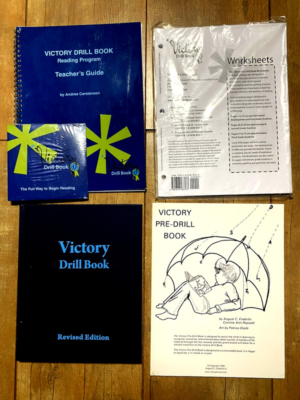 Victory Drill Book Reading Program Kit: A Phonetic Approach to Reading