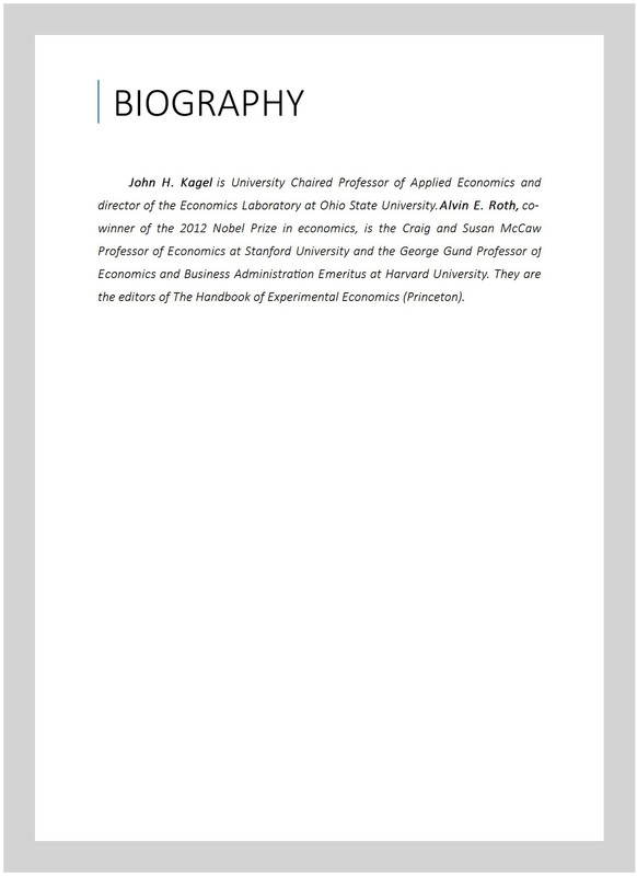Handbook of Experimental Economics, Hardcover by Kagel, John H. (EDT); Roth, ... gallery