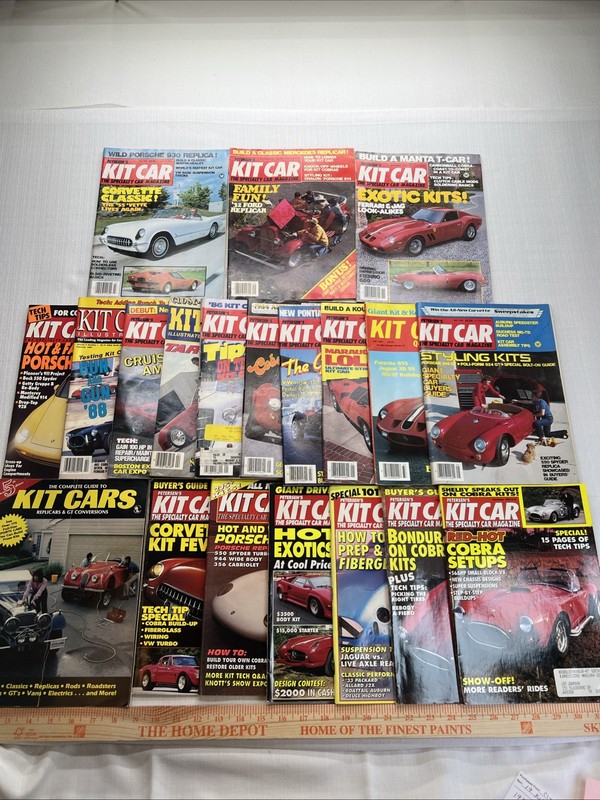 Petersen Kit Car Specialty Magazines 83-93 LOT of 19 Issues Classic Speedster