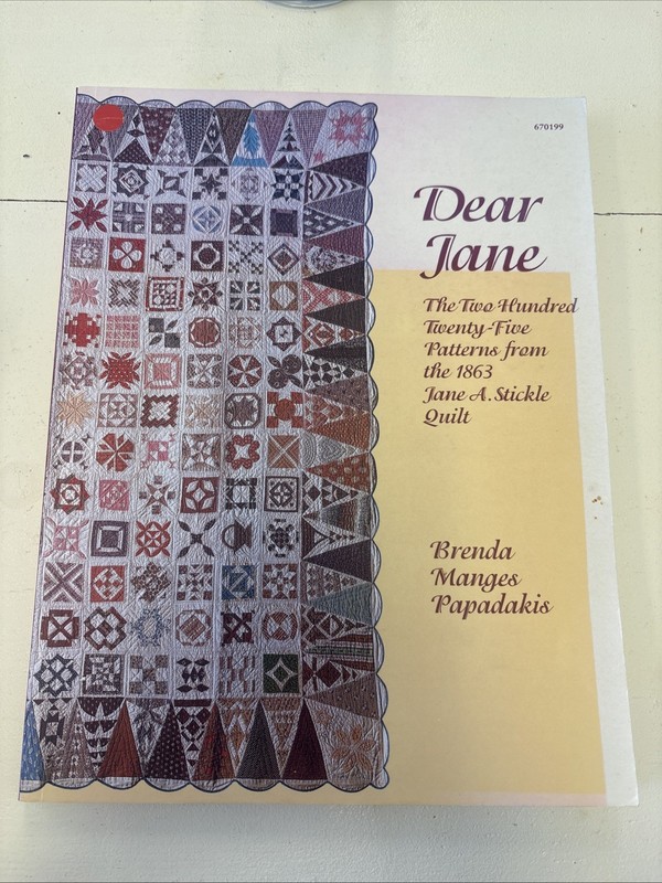 Dear Jane: The Two Hundred Twenty-Five Patterns Quilting Paperback Book Brenda