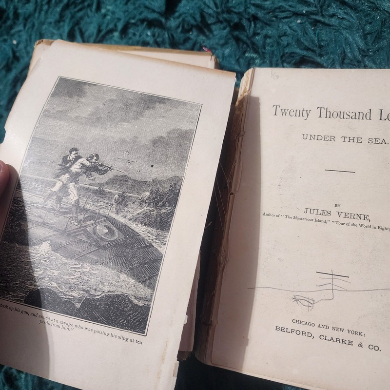 Antique Jules Verne Twenty Thousand Leagues Under the Sea gallery