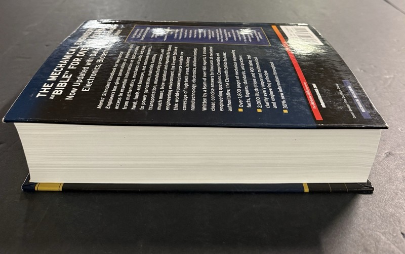 MARKS' STANDARD HANDBOOK FOR MECHANICAL ENGINEERS 11th/Anniv Ed (2007, HC) VG gallery