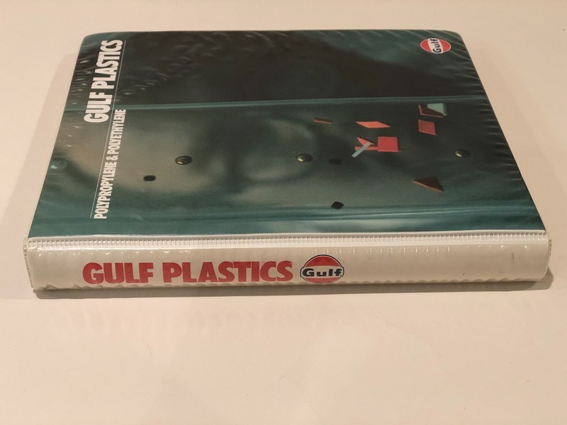 Vintage Gulf Plastics Polypropylene & Polyethylene 3 Ring Binder gallery