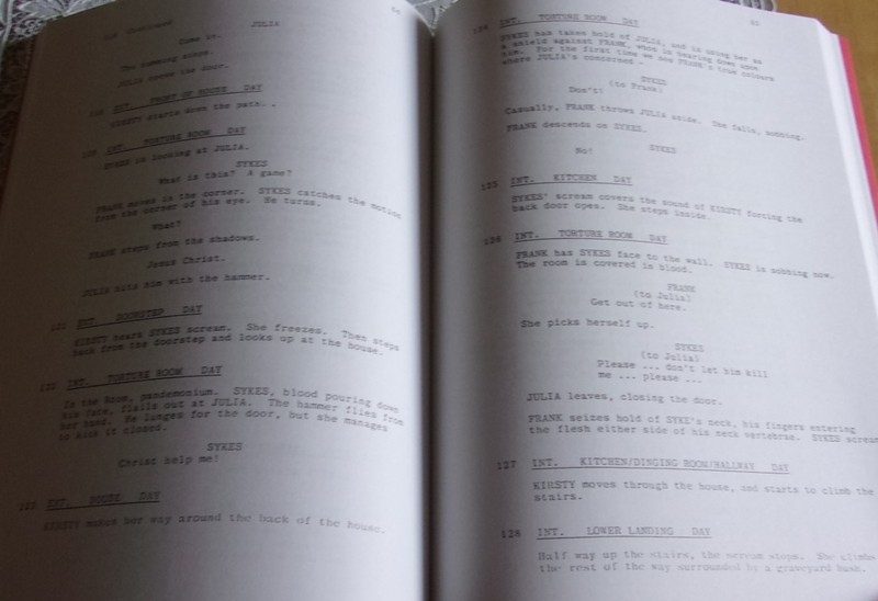 Clive Barker HELLRAISER: A Film Screenplay Clive Barker Illustrations Horror NEW gallery