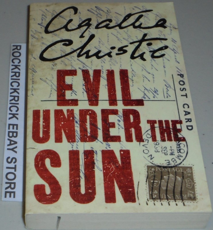 AGATHA CHRISTIE EVIL UNDER THE SUN BOOK 2021 11CM X 18CM