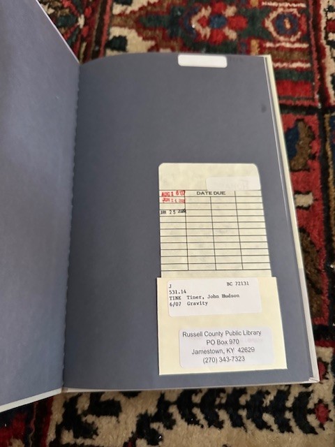 Gravity : Hardcover : John Hudson Tiner : Good gallery