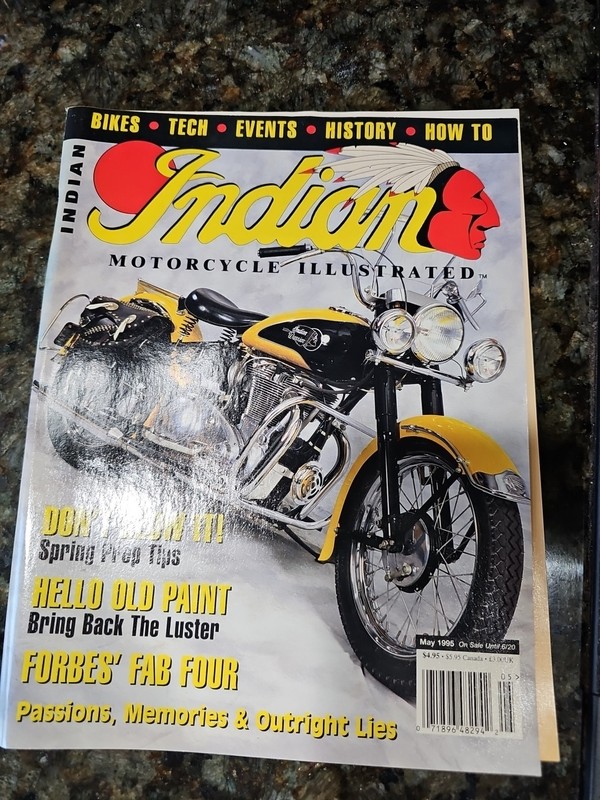 Indian Motorcycle Illustrated Magazine Lot Magazines 8 Issues 1994-96 gallery