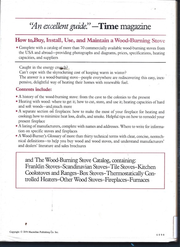 The Wood Burning Stove HB w/dj-1979-Geri Harrington-234 pages-Retired Library gallery