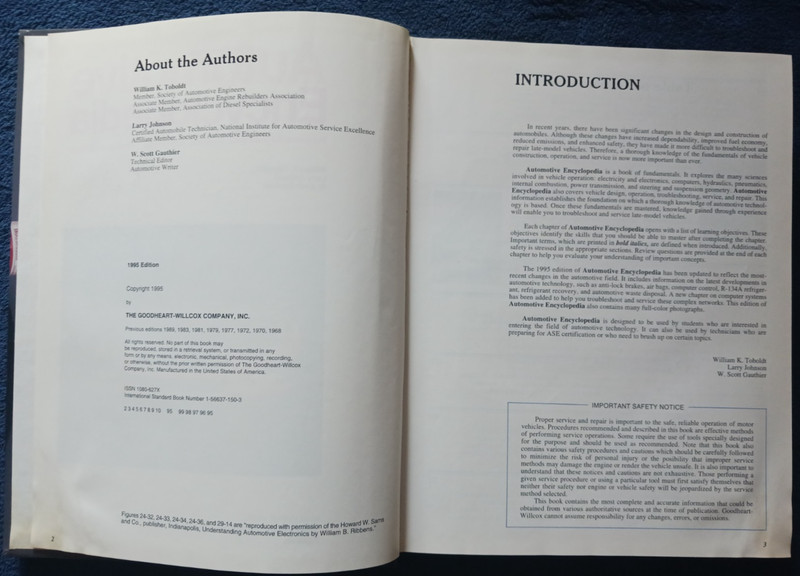 Goodheart-Willcox - Automotive Encyclopedia-Toboldt, Johnson, Gauthier - 1995 ED gallery