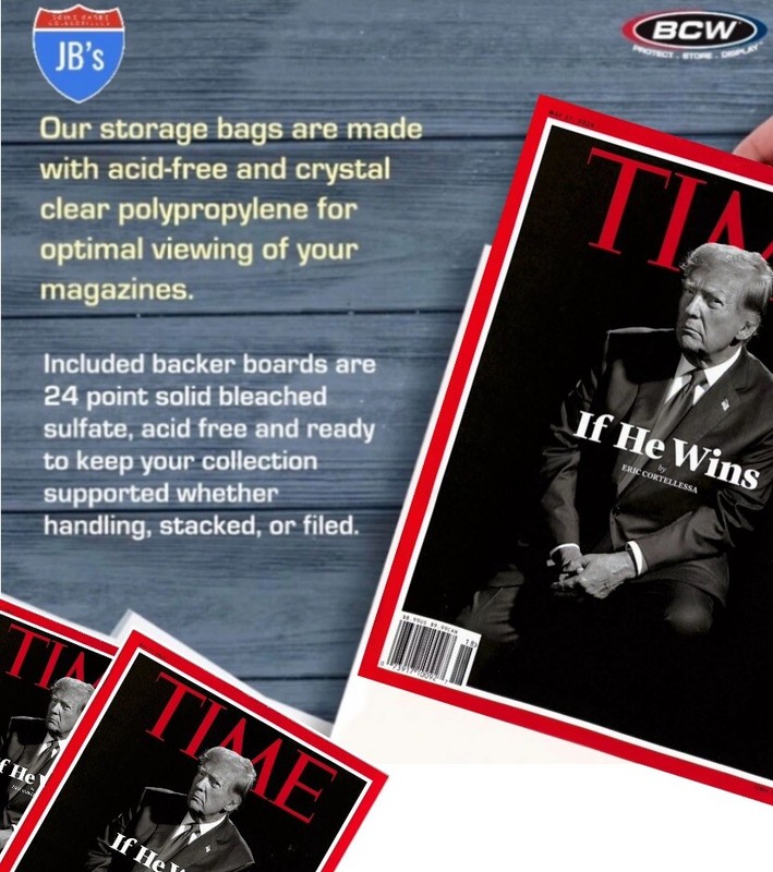 DONALD TRUMP TIME Magazine IF HE WINS 05.27.2024 - Includes BCW Sleeve & Board gallery