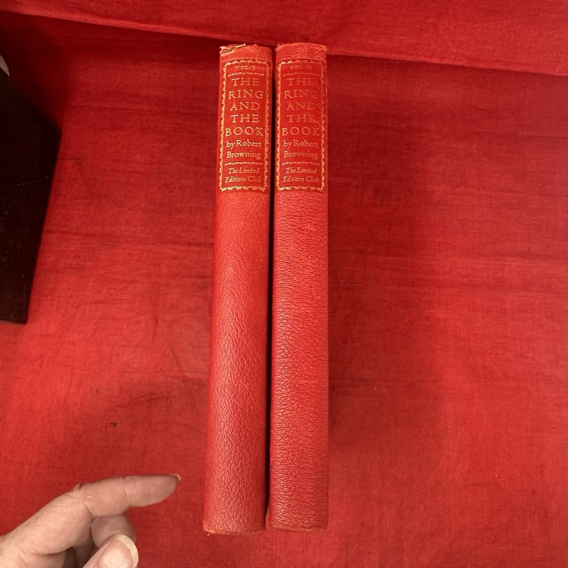 Robert Browning - The Ring and the Book Limited Editions Club 1949 in Slipcase gallery