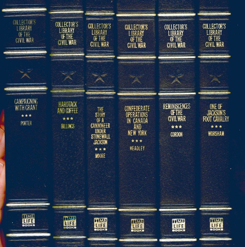 LOT (6) VOLUMES: Collector’s Library of the Civil War Time Life Books LIKE NEW