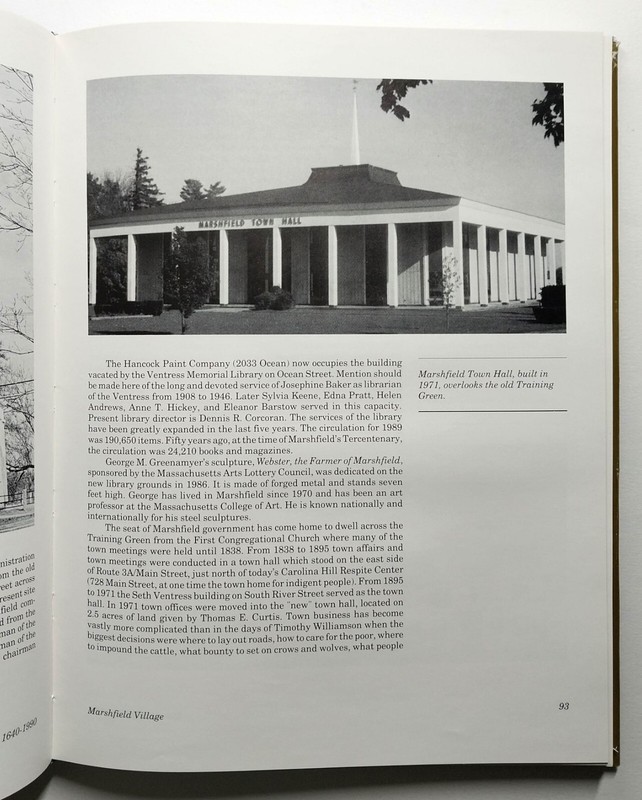 Marshfield A Town Of Villages 1640-1990 by Krusell and Bates HCDJ 1990 gallery