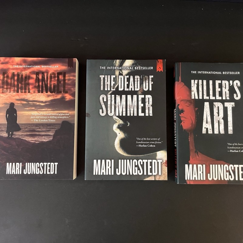 Dark Angel Killer's Art Dead of Summer Lot of 3 Books Softcover Mari Jungstedt gallery