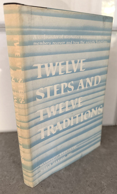 AA Twelve Steps and Twelve Traditions by Alcoholics Anonymous Hardcover Book DJ