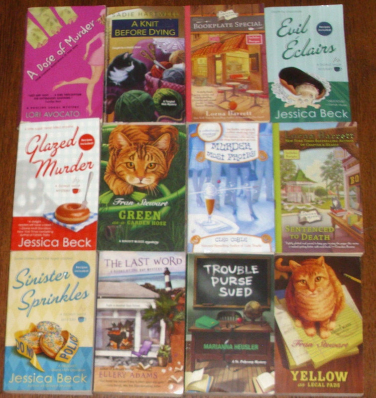 COZY MYSTERY lot of 12 PBs Great Reads! *Free Shipping!