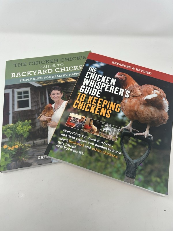Backyard Raising Poultry Care Book Lot Chicken Chick & Chicken Whisperers Guides
