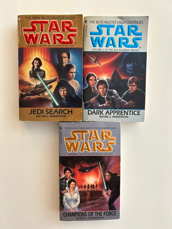 Star Wars: The Jedi Academy Trilogy by Kevin J Anderson (Books 1-3)