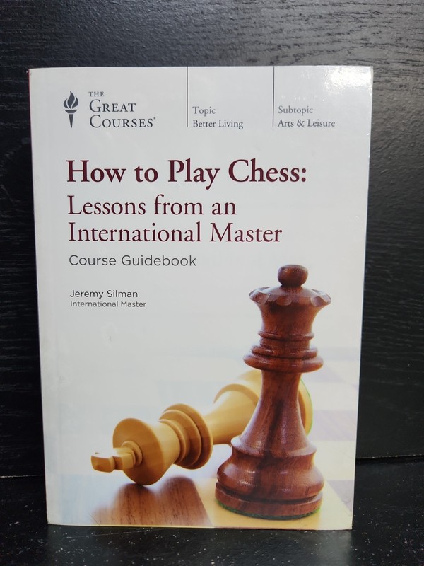 Great Courses How To Play Chess 4 DVD’s + Book NEW SEALED Lessons From a Master