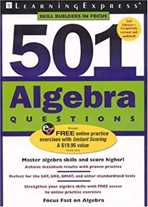 501 Algebra Questions Perfect LearningExpress Staff