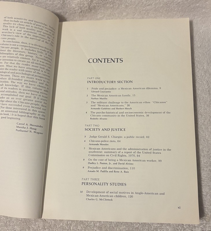 CHICANOS Social & Psychological Perspectives by Hernandez Haug Wagner PB 1976 gallery