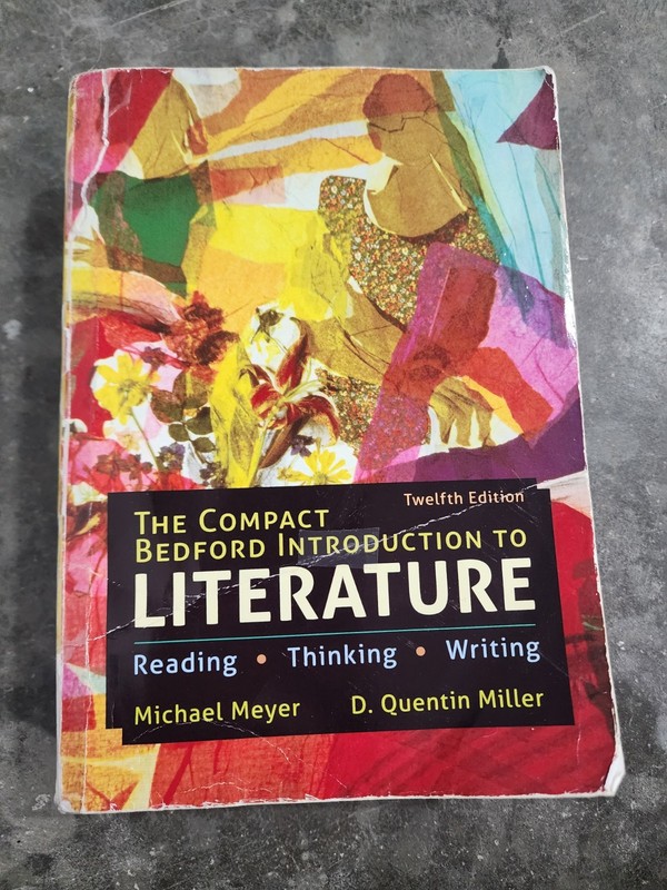 The Compact Bedford Introduction to Literature, Twelfth Edition By Meyer, Miller