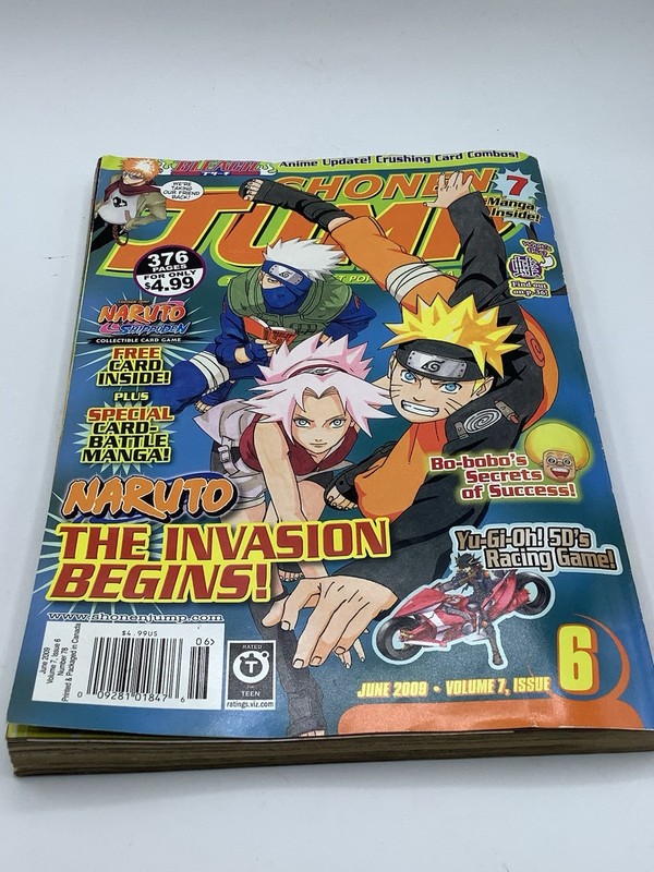 VTG 2009 Shonen Jump Magazine Volume 7 Issue 6 No Card Manga Comics