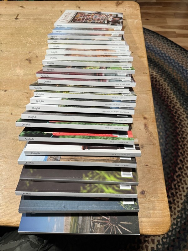 «QUILTFOLK» ISSUE 1-17, 24 PRE OWNED EXCELLENT CONDITION