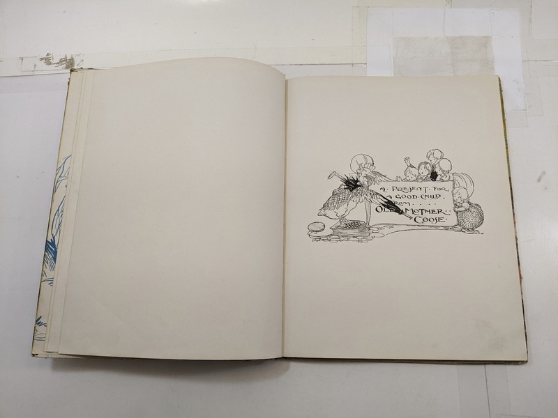 Mother Goose 1934 M. A. Donahue & Company No 845 Large Format Color Nursery Book gallery