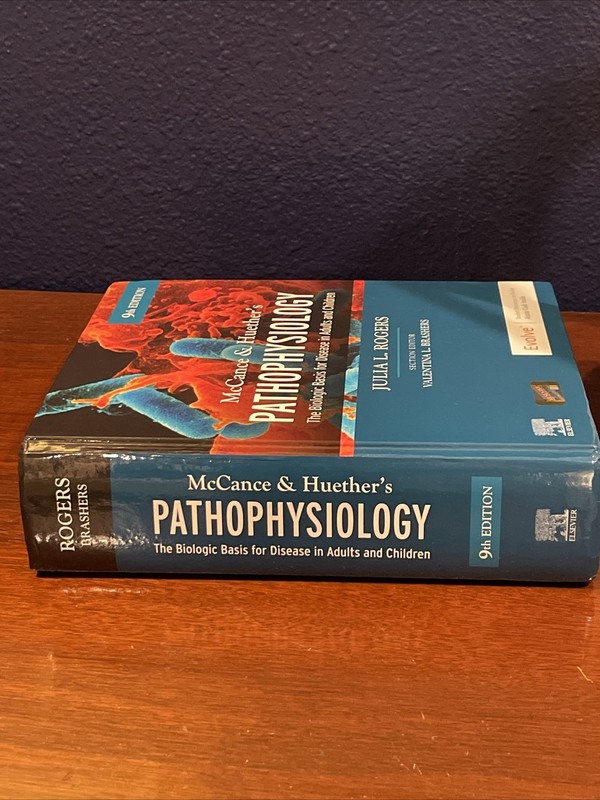 McCance & Huether's Pathophysiology 9th Edition Rogers Hardcover 9780323789875 gallery