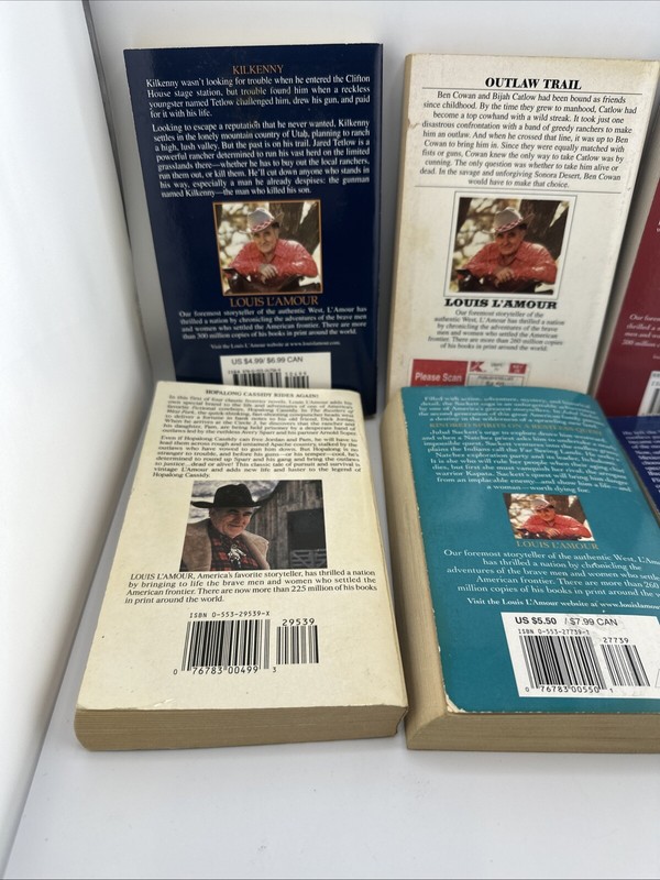 Lot of 6- LOUIS L'AMOUR - Paperback Western Books - Mixed Titles gallery