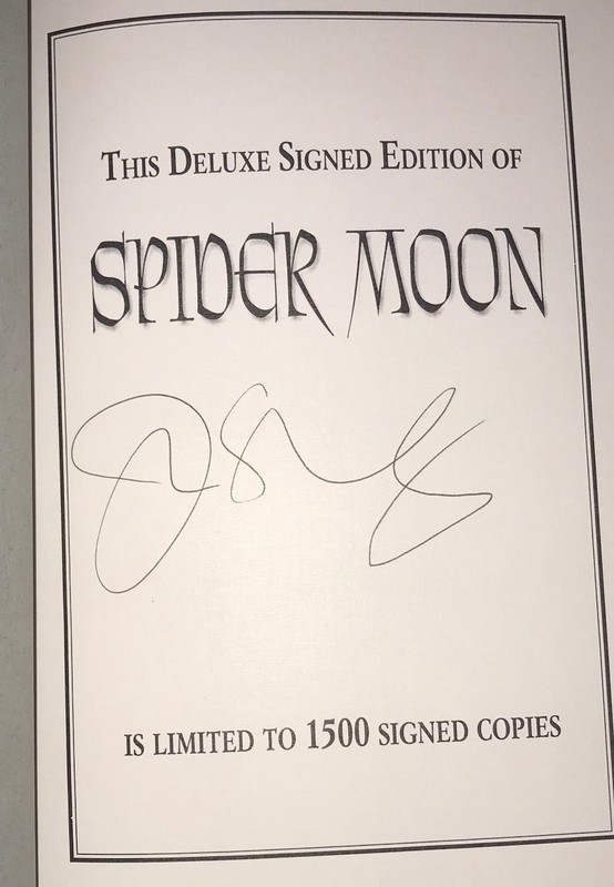 John Shirley / Spider Moon Signed 1st Edition 2002 gallery