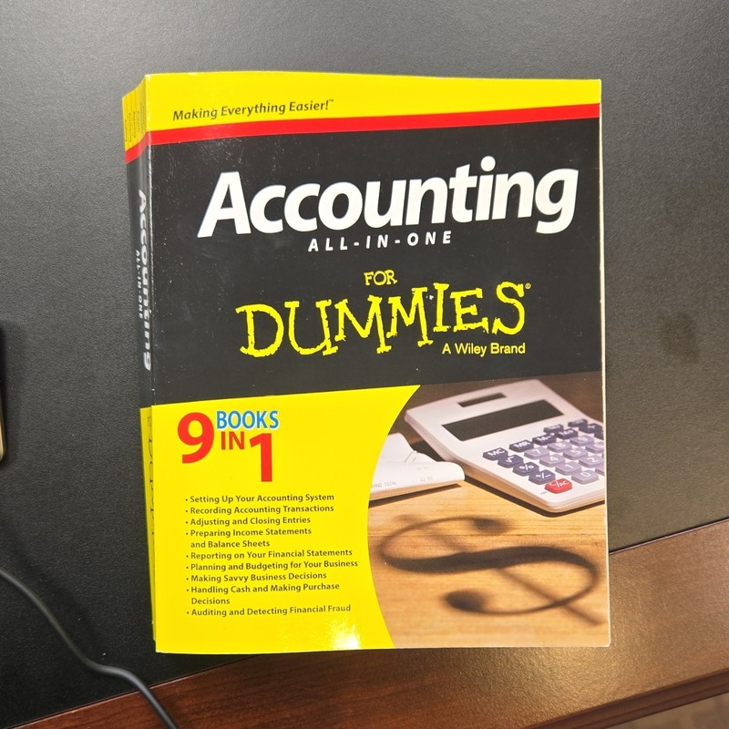 Accounting All-In-One For Dummies — 9 Books In 1 – Wiley – English – 720 Pages