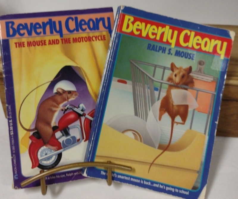 The Mouse and the Motorcycle + Ralph S. Mouse 🐭 Cleary, Beverly 📚 TWO BOOKS