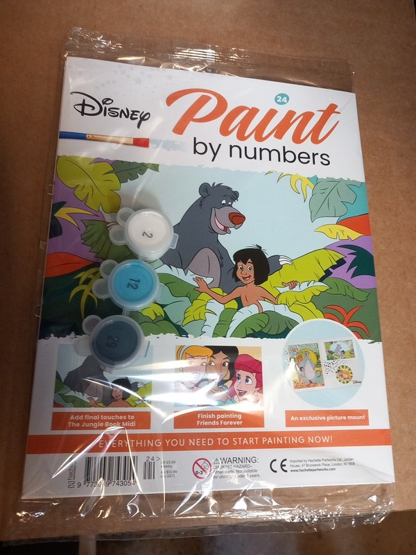 Paint By Numbers #24, Includes Acrylic Paint & Stitch Artworks, A Disney Joy