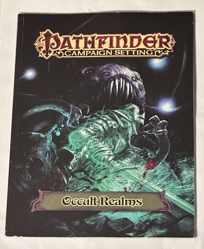 Occult Realms, Pathfinder Campaing Setting, RPG, NM