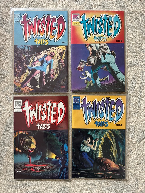 Twisted Tales #1, 2, 3, 4 Pacific Comics