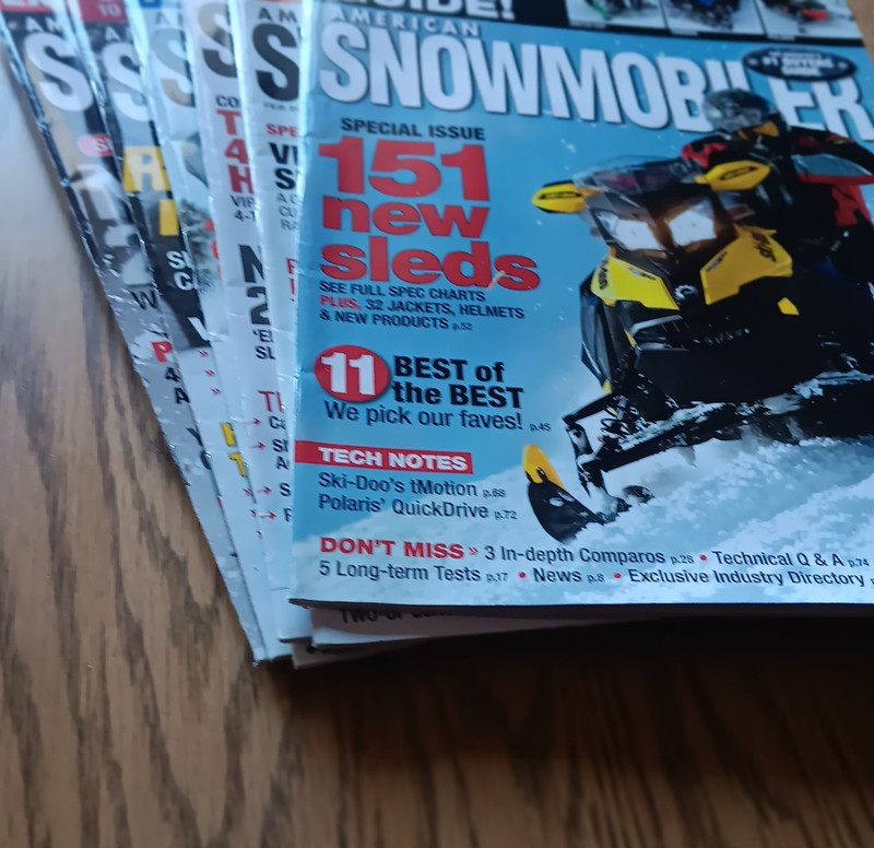 American Snowmobiler Magazine Lot 2013 Snowmobile Sled Racing Polaris Ski-Doo gallery