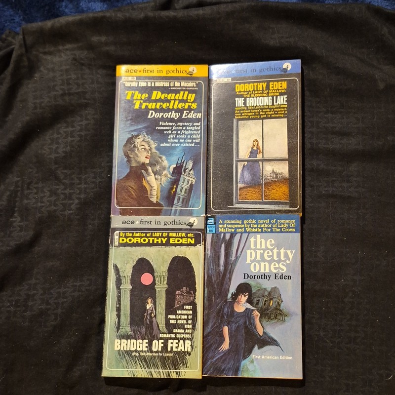 4 VINTAGE 1st ED. Dorothy Eden GOTHIC Romance Suspense PB Books 1950’s & 1961(1)