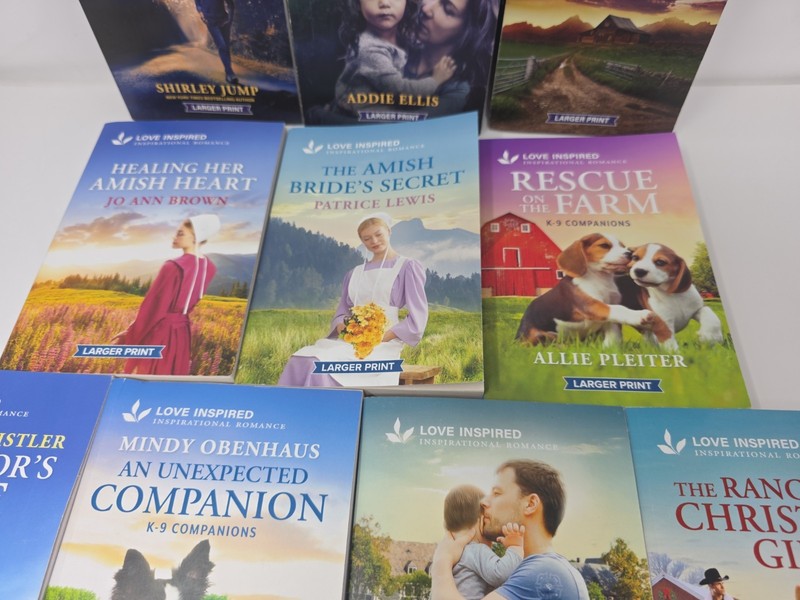 Love Inspired Suspense 2026 2025 Larger Print 10 Book Lot LIS Harlequin Romance gallery