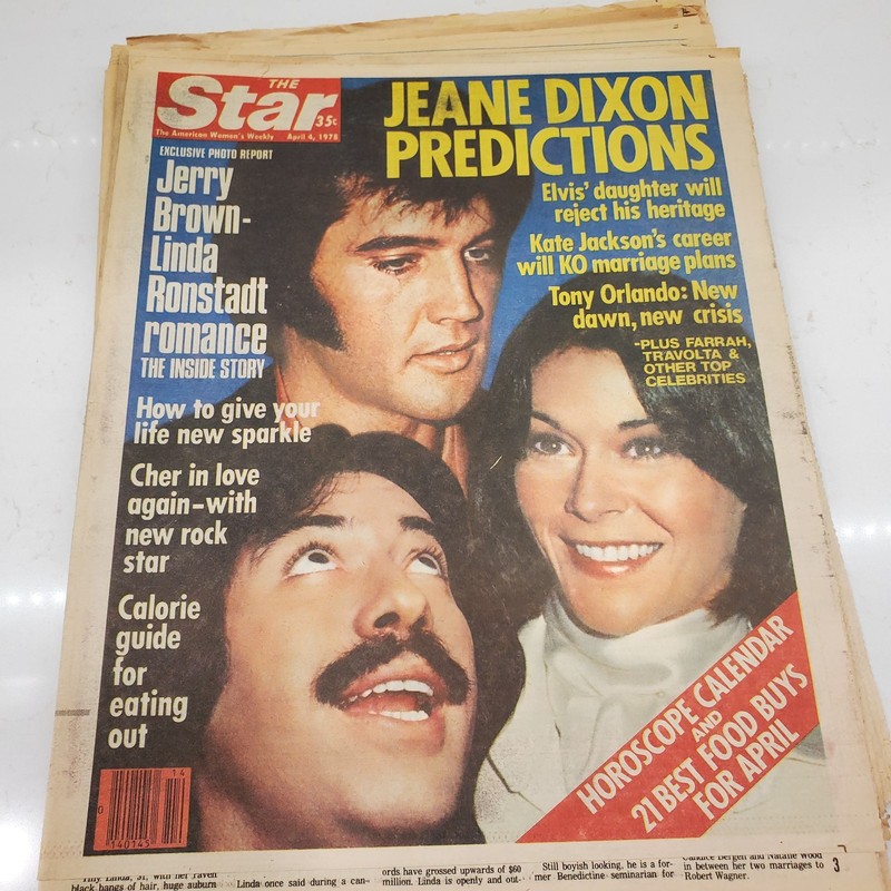 Star Magazine Oversized Paper Gossip Entertainment News Weekly Vintage 1970s gallery