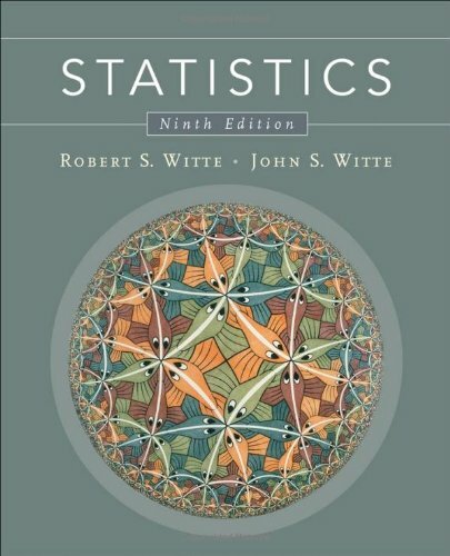 Statistics by Witte, Robert S.|Witte, John S.