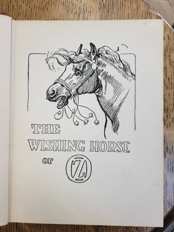 THE WISHING HORSE OF OZ RUTH PLUMLY THOMPSON 1935 EARLY EDITION B&W PLATES HC gallery