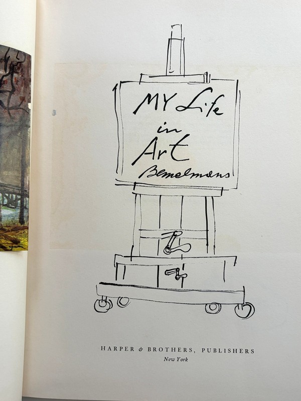 Ludwig Bemelmans: My Life In Art 1958 1st Edition gallery