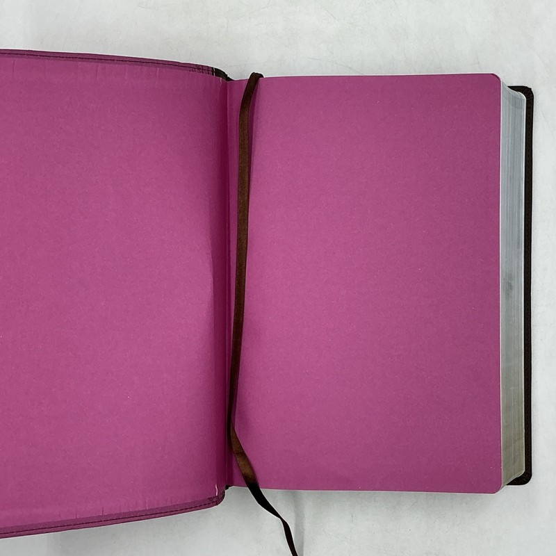 Zondervan NIV First Century Study Bible Dobson Italian Duo Tone Chocolate Orchid gallery