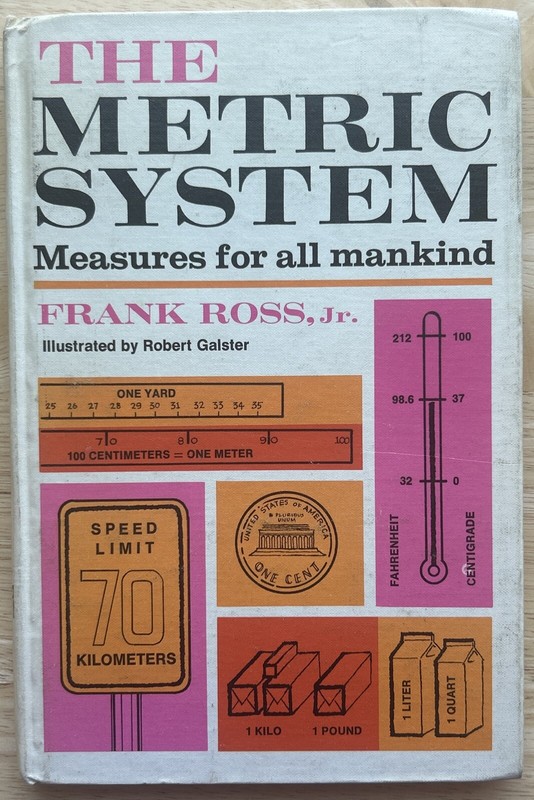 The Metric System : Measures for All Mankind Hardcover Frank, Jr. Vintage