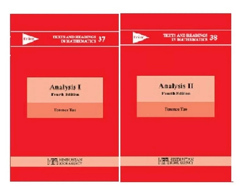 Analysis I + Analys II BY Terence Tao, 4th ED. (HARDCOVER) NEW